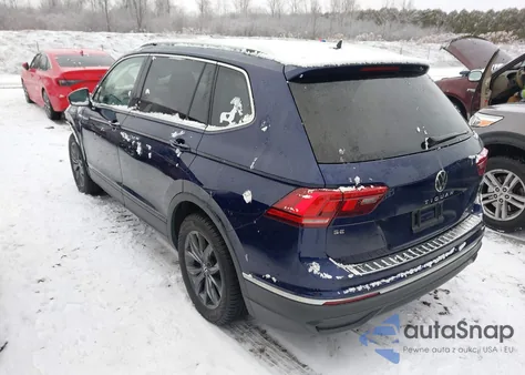 2024 Volkswagen Tiguan 2.0T Se/2.0T Wolfsburg Edition z USA, uszkodzony, nr VIN 3VVMB7AX8RM022274